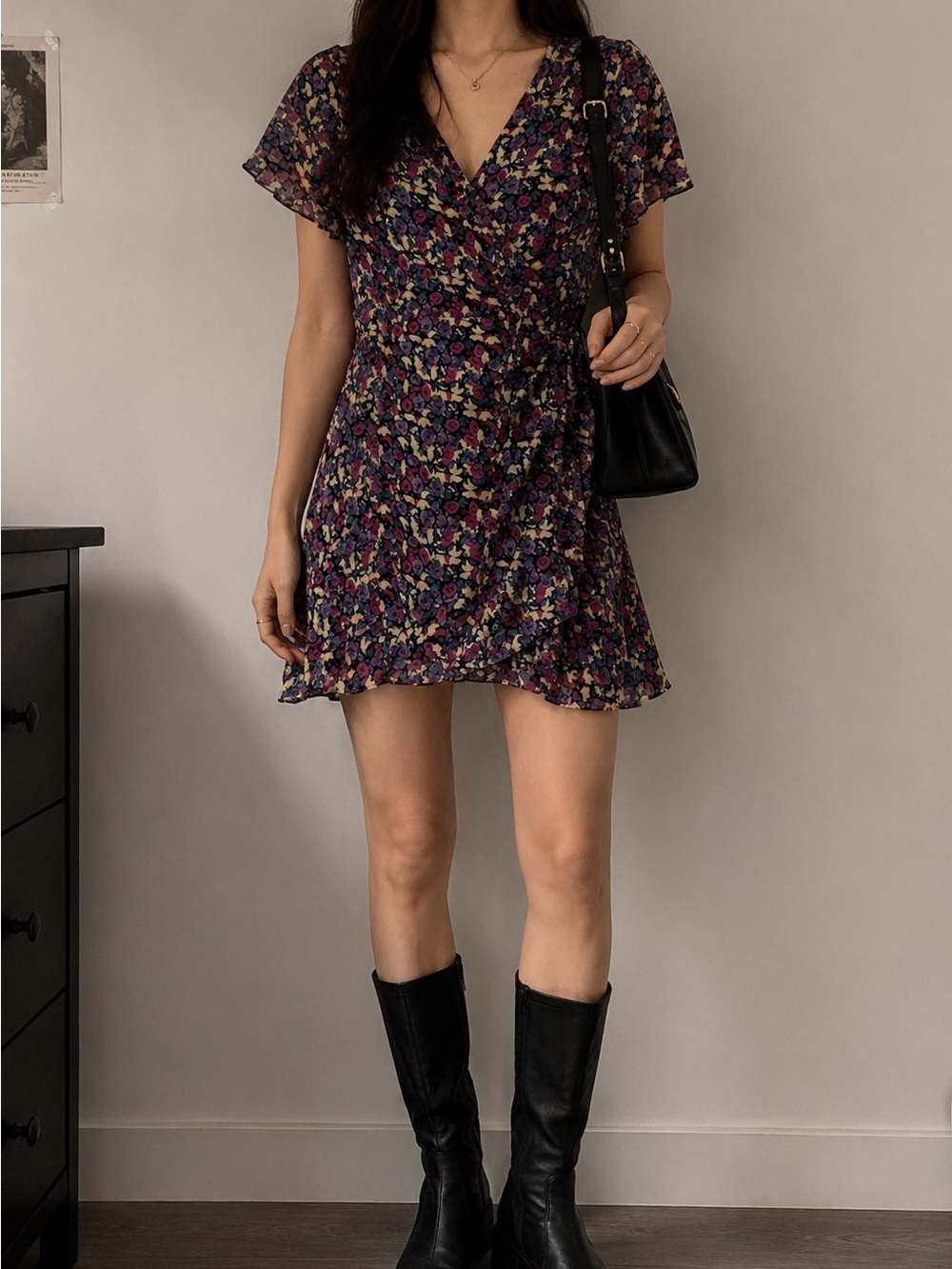 Wrap Up Flower Dress